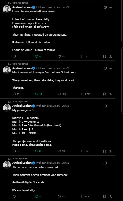 X Post Example